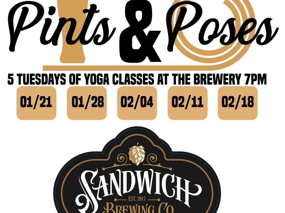Pints + Poses Sandwich Brewing Co